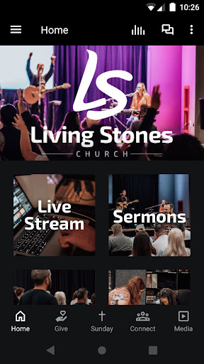 Android application Living Stones Church, CA screenshort
