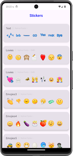 Thai Fonts for FlipFont Screen 2