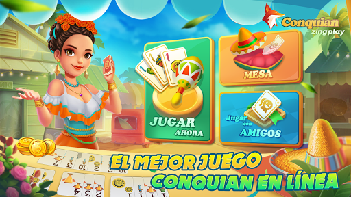 Conquian Zingplay: el mejor juego de cartas gratis 6.0 screenshots 1