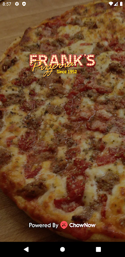 Android application Frank's Pizzeria & Restaurant screenshort