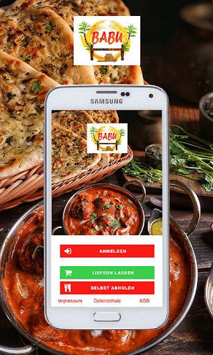Android application Babu Restaurant screenshort
