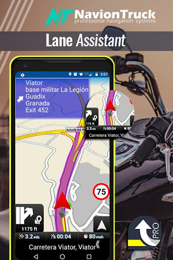 Motorbike GPS Navigation Screen 2