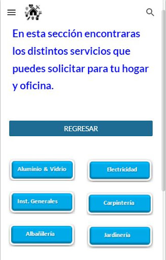 HOME SERVICE Screen 2