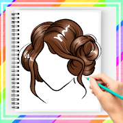 How to Draw Hairstyle 2021 Step by Step
