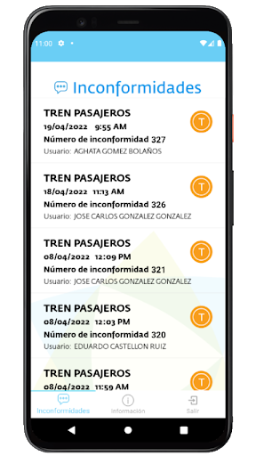 Aresep Operador Screen 2
