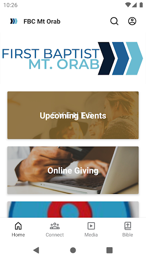 Android application First Baptist Church Mt Orab screenshort