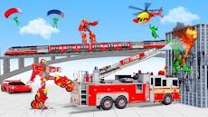 消防車ロボットカーゲームのおすすめ画像3