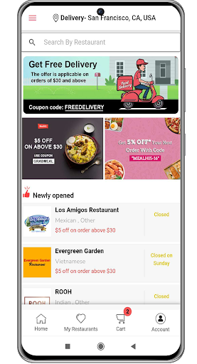MealHi5 - Order Food Online Screen 2