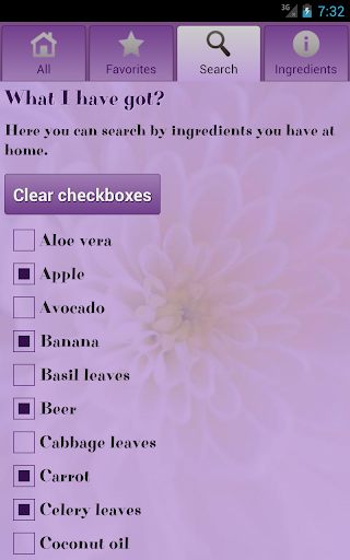 Homemade facial masks