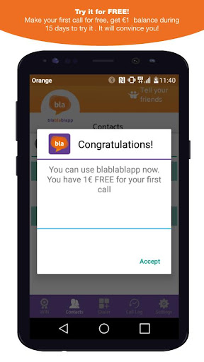 Blablablapp cheap calls Screen 2