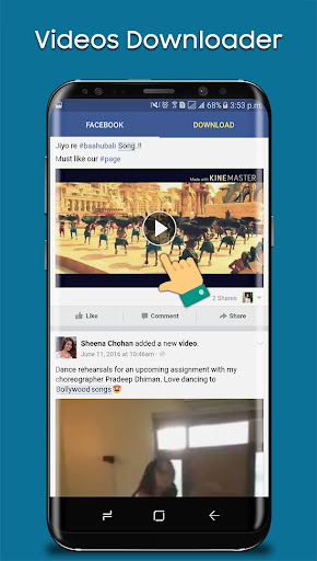 Android application Faster Video Downloader screenshort