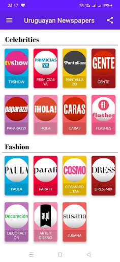 Uruguayan Newspapers Screen 3