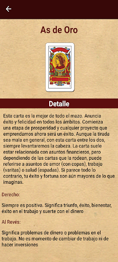 Tarot Baraja Española screenshot