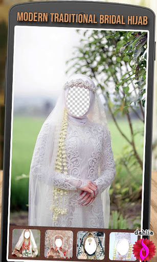 Modern Traditional Bridal Hijab