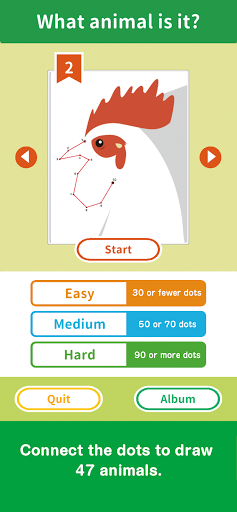 Connect the Dots Animals Screen 3