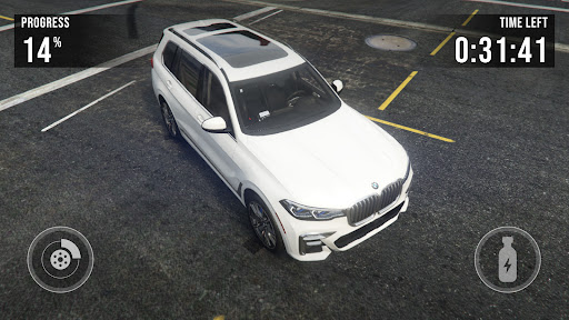 BMW X7 M Car Driving  Parking