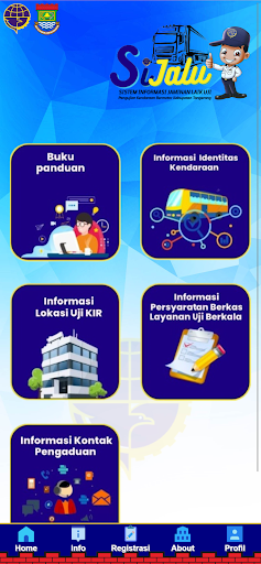 Android application SIJALU - eKIR Kab. Tangerang screenshort
