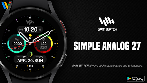 Android application SamWatch Simple Analog 27 screenshort