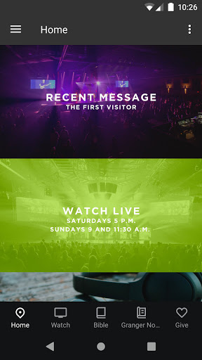 Screenshot of Granger Community Church