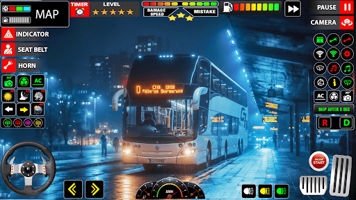 Bus Driving Modern Bus Game screenshot 12