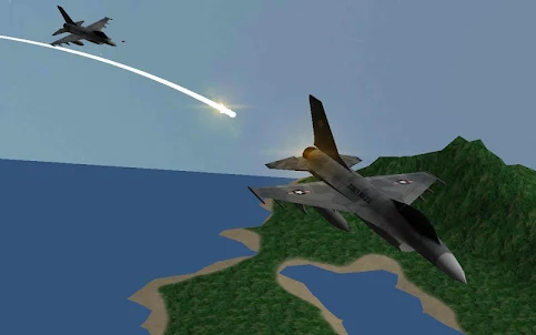 天空試點3D攻擊戰鬥機