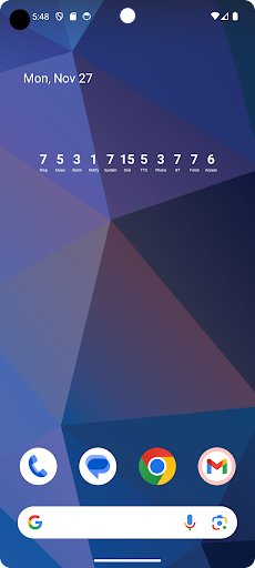 Android application Volume Info screenshort