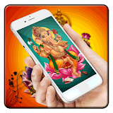 Ganpatiji God Live Wallpaper icon
