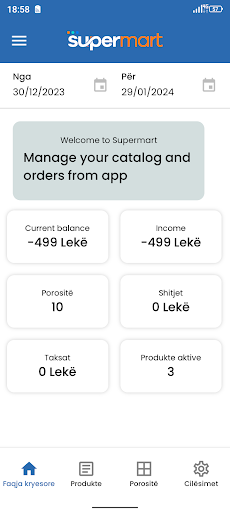 Android application SM: For Seller screenshort
