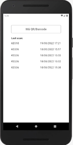 Android application Habeco screenshort