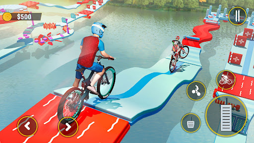 Mega Ramp BMX Cycle Stunts 3D Screen 3