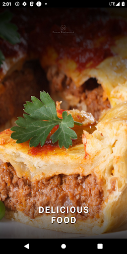 Android application Bosna Restaurant screenshort
