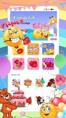 WASticker Love Rose Emoji GIFのおすすめ画像1