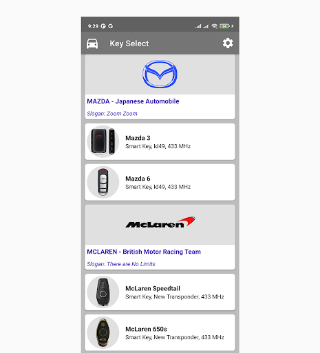Car Key Remote Simulator Screen 2