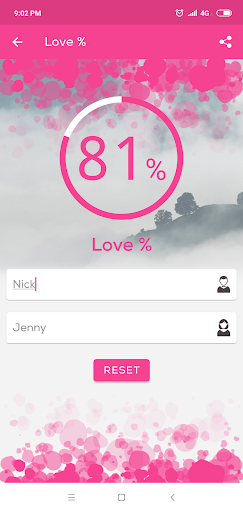 Love Tester,Wishes SMS Quotes Screen 2