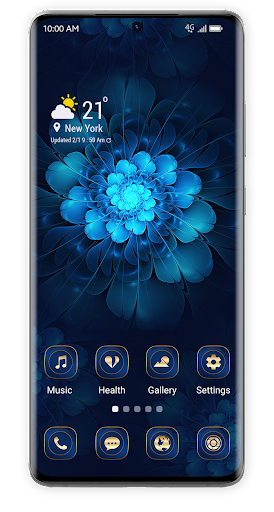 Blue Gold Icon Pack Screen 2