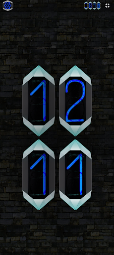 Dark Crystal Night Clock Blue Screen 3