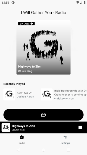 Android application I Will Gather You - Radio screenshort