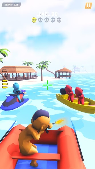 Скоростная Лодка Shooting - Jetski Стрелялки 1.1 APK + Мод (Unlimited money) за Android