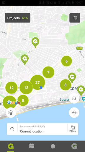 Android application Glenigan screenshort