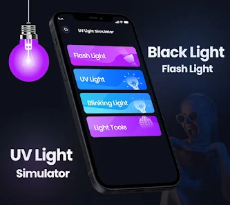 Eletorot Luz Ultravioleta, Linterna Ultravioleta Luz Negra LED