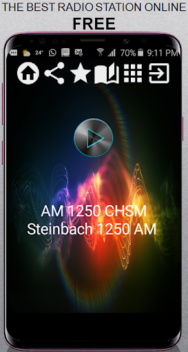 Android application AM 1250 CHSM Steinbach 1250 AM screenshort