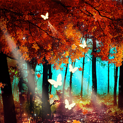 Forest in Autumn - Wallpaper logo