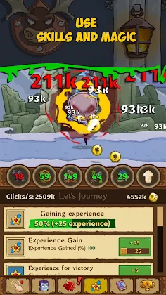 Idle clicker rpg - Mystic Ruin - Screenshot 4