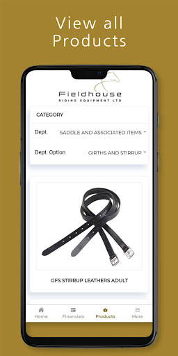 Fieldhouse Trade Portal Screen 2