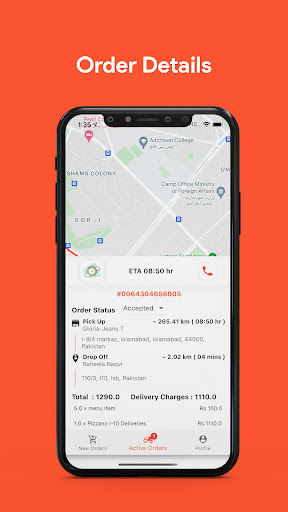 Foodnerd/Howmuch Rider App Screen 3