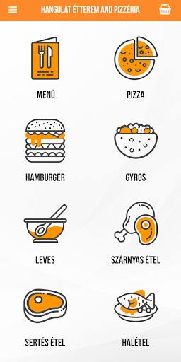 Android application Hangulat Étterem & Pizzéria screenshort