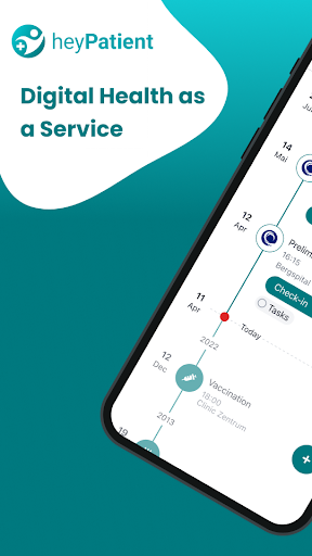 Android application heyPatient screenshort