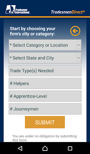 TradesmenDirect Screen 3