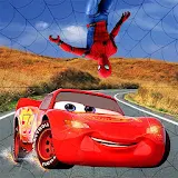 Superheroes McQueen Car Jumping:Top Speed Racing icon