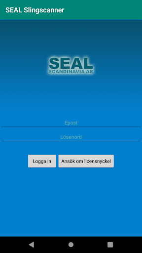 Android application SEAL Slingscanner screenshort